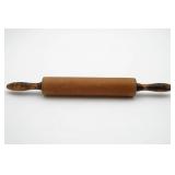 Wooden Rolling Pin with Painted Handles