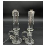 Glass Oil Lamps with Droplet Design
