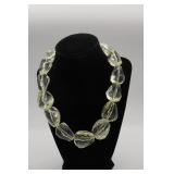 Large Chunky Statement Necklace w/Yellow