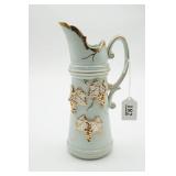 1956 Ceramic Pitcher With Gold