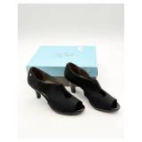 LifeStride Victoria Black Suede Heels, Size 8.5M
