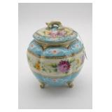 Hand-Painted Decorative Ceramic Jar