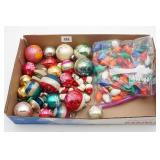 Christmas Ornaments and Light Bulbs