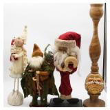 Holiday Decorations and Candlestick