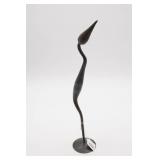 Abstract Modern Metal Bird Sculpture