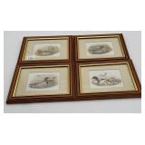 Four Framed Duck Prints