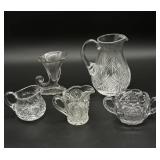5 Pieces Cut Glass & Crystal Tableware