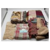Textile Lot Including Throws and Blanket