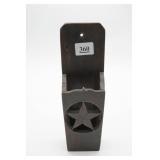 Wall-Mounted Wooden Match Holder