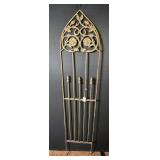 Iron Decorative Panel With Floral Motif