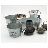 Galvanized Metal Containers