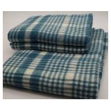 Two Ralph Lauren Plaid Blankets