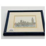 Framed Artwork of Londonï¿½s Houses of Parliament