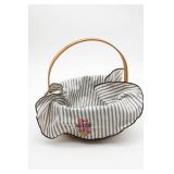 Longaberger Crisco Cookie Basket with Cloth