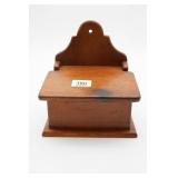 Handmade Wooden Wall-Mounted Salt Box