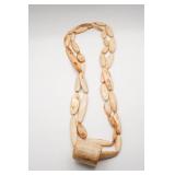 Vintage Long Bone Necklace
