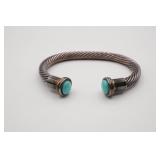 Sterling Silver & Turquoise Cuff Bracelet
