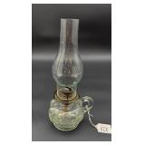 Vintage Clear Glass Oil Lamp
