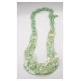 Chunky Green Chain Link Necklace