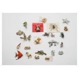 Costume Jewelry Brooch Lot