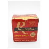 Remington Shur Shot 12 Gauge Shotgun Shell Box