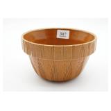 Stoneware Mixing Bowl with Geometric Pattern
