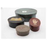 Painted Oval Shaker Style Boxes