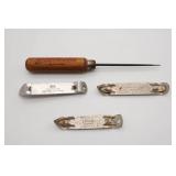 Coca Cola Ice Pick and Advertising