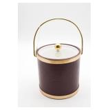 Vintage Ice Bucket with Lucite Lid