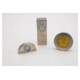 3 Decorative Mini Clocks