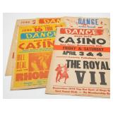 1960s-1970s Dance Casino Posters