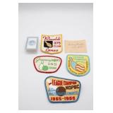 Assorted Bowling Patches and Small Playing Cards