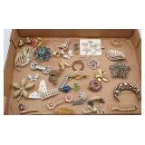 Assorted Lot of Costume Pins and Brooches