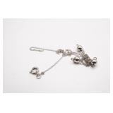 Sterling Silver Ball Necklace - as found