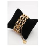 Mallorca Damascene Link Bracelet w/Mother of