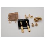 Monet Gold Tone Earring Lot