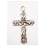 Silver Tone Cross from Italy