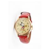 Walt Disney Mickey Mouse Watch Red Band
