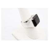 Smokey Quartz Sterling Silver Ring Size 8