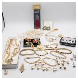 Large Collection of Costume Jewelry Bracelets,