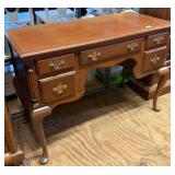 Vintage Wooden Queen Anne Style Desk