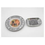 Bicentennial Plate and Bread Tray
