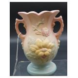 Hull Pottery Magnolia Double Handled Vase