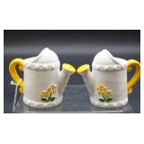 Watering Can Salt & Pepper Shakers MCM Japanese