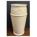 Ceramic Vase with Grape Vine Motif