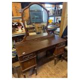 Mahogany Vanity with Mirror