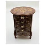 Small Wooden Jewelry Chest