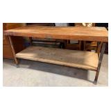 Heavy-Duty Workbench w/Butcher Block Top