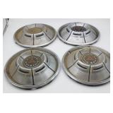 Four Vintage Dodge Hubcaps