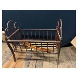 Antique Wooden Doll Cradle